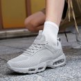 thumbnail image 5 of Men's Breathable Mesh Air Cushion Running Shoes, Lightweight Lace-Up Athletic Sneakers, Shock Absorbing Comfortable Footwear for Gym, Walking, and Daily Activities, 5 of 10