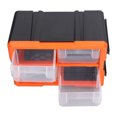thumbnail image 1 of Armoire de Rangement pour Pièces, Support pour 4 Tiroirs en PVC Plastique pour Fournitures de Bureau, 1 of 8