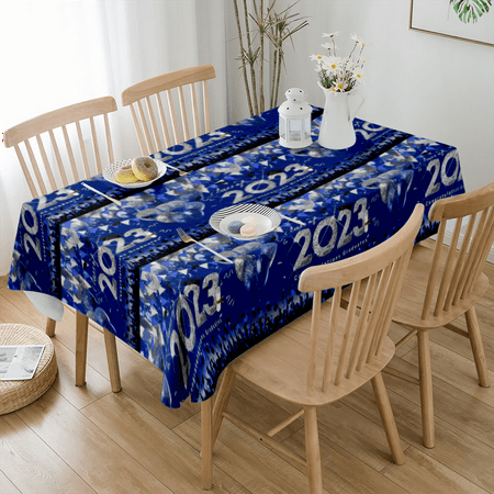 

Graduation Tablecloth 2023 Party Decoration Table Cover as Graduation Party Supplies Graduation Decoration for Party(#25 S-54x54 )
