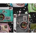 thumbnail image 5 of oneOone Polyester Lycra Black Fabric Camera Pattern Diy Clothing Quilting Fabric Print Fabric By Yard 56 Inch Wide, 5 of 6