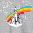 thumbnail image 3 of Mickey & Friends - Mickey Mouse Retro Space Logo - Men's Long Sleeve T-Shirt, 3 of 5