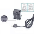 thumbnail image 2 of Small Aquarium Brushless Pump, 250L/h Ultra Quiet USB Water Pump, Mini Submersible Pump For Pet Water Dispenser Aquarium Fish Tanks Ponds Fountains, 2 of 7