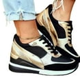 thumbnail image 1 of CAROOTU Espadrilles à Talons Compensés Éclat en Eva pour Femmes Plateforme Décontractée, 1 of 6