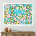 thumbnail image 3 of Little Birds Sitting On Spring Flow Tree 32 in x 24 in Framed Painting Canvas Art Print, by Designart, 3 of 4