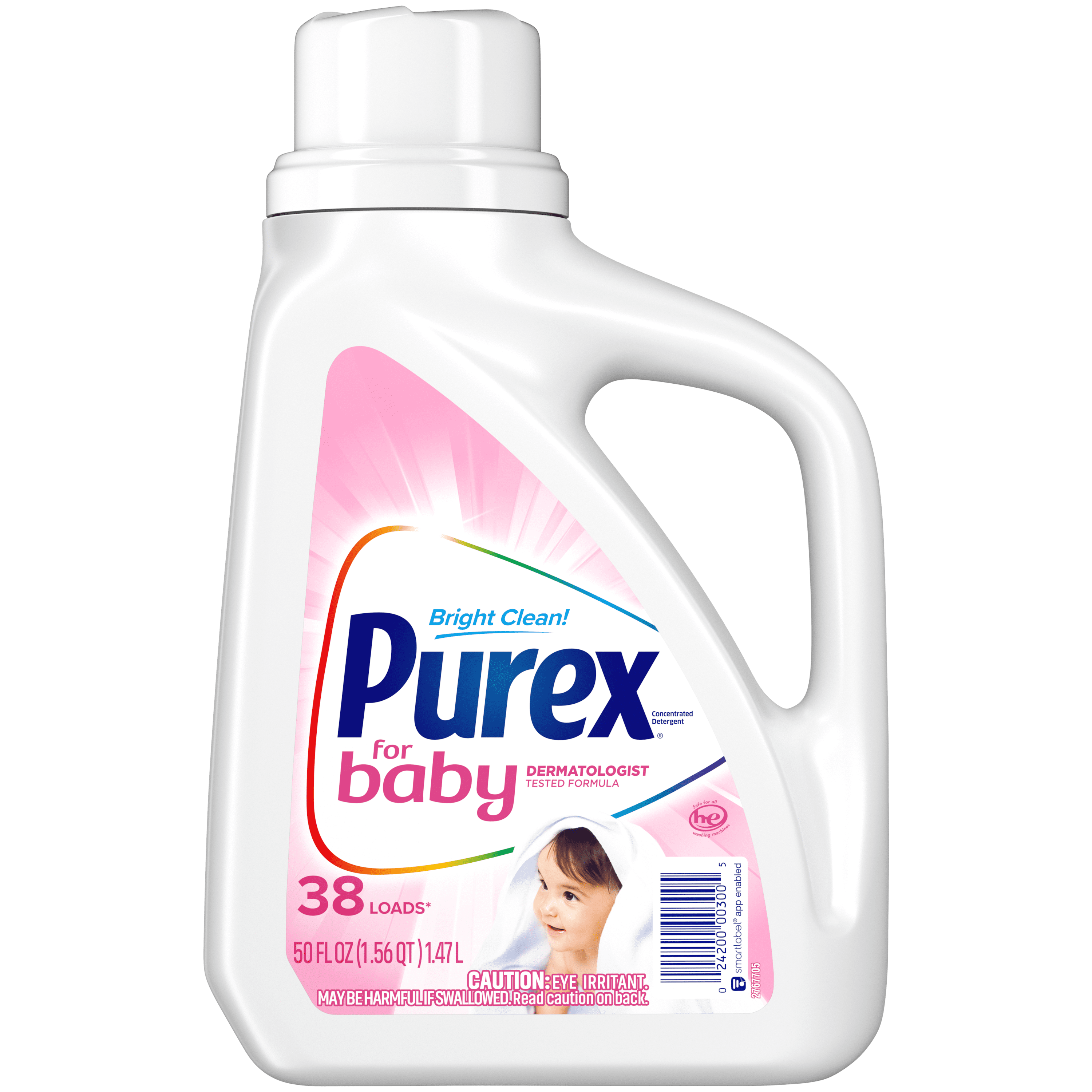 Detergente PUREX para Bebés, 50 oz –