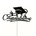 thumbnail image 2 of Graduation Diy Plugin Under $5 Graduation Cake Decoration Plugin Card Graduation Season Themed Cake Decoration Accessories Customizable Blessing Words Graduation Celebration Decoration, 2 of 4