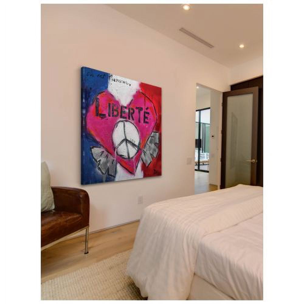 "Liberte" Painting Print on Canvas