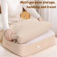 thumbnail image 3 of Ultra Space Saving Self Compression Organizer Bag, College Moving Storage Bags Heavy Duty, Self Compacting Compression Moving Organizer Bags, For Comforters, Clothes (Gray, X-Large (for quilts)), 3 of 7