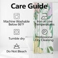 thumbnail image 5 of Blue Leaves Shower Curtain Set with Hooks Farmhouse Botanical Plants Shower Curtain for Bathroom Blue Leaves Branches Waterproof Fabric Decor 48x72inches, 5 of 6