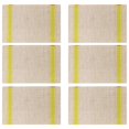 thumbnail image 1 of Estera aislante fácil de limpiar, resistente al agua y antideslizante, tejido de mesa japonés, 6 uds., 1 of 5