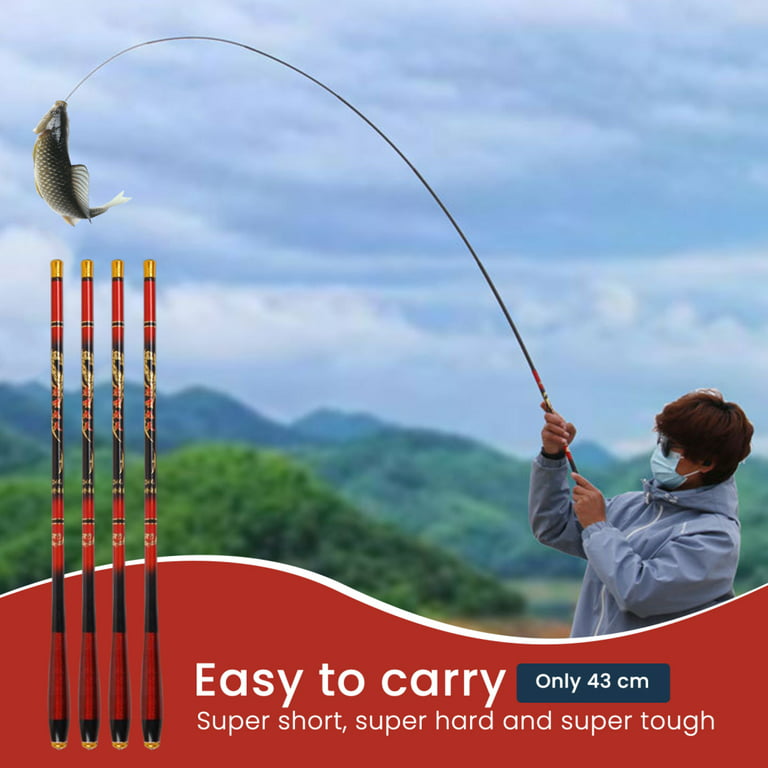 Mini Telescopic Fishing Rod With One-Piece Comfortable Handle For Underwater