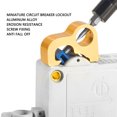 thumbnail image 3 of Circuit Breaker Lockout Device, Screw Fastened Miniature Circuit Breaker Lock Wide Application Sparkproof  for Industrial Electric, 3 of 7