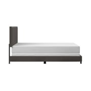 Willow Nailhead Trim Upholstered King Bed, Charcoal