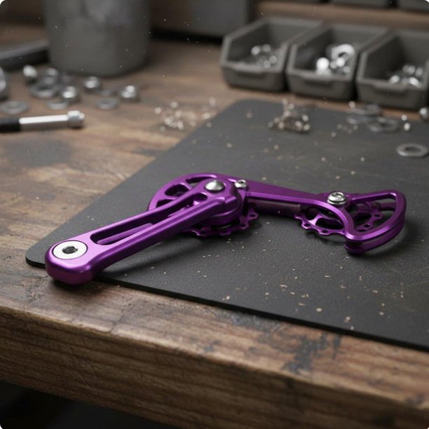 Tensor de cadena de bicicleta Púrpura