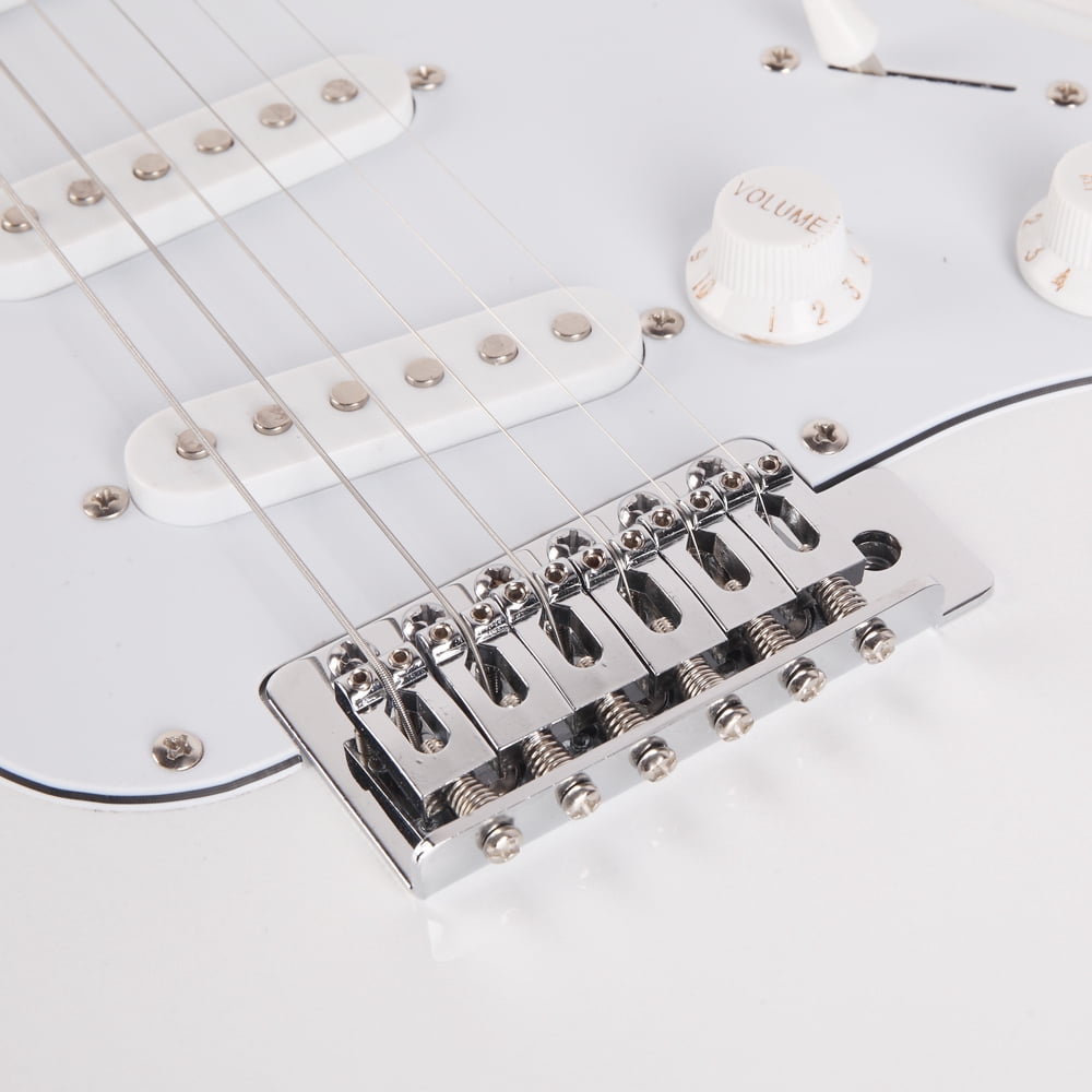 Electric Guitar Rosewood Fingerboard, White