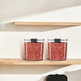 thumbnail image 6 of Kitchen Airtight Storage Canisters Set of 3 for Flour Sugar Spices, Stackable Food Storage Containers with Lids Keep Ingredients Fresh for Pantry Organization, Storage Box *1 + Seasoning Spoon *1, 6 of 8