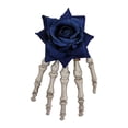 thumbnail image 1 of fheaev Fermoir à Tête de Rose Moyen Style Punk Sombre, 1 of 1