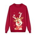 thumbnail image 5 of Christmas Sweatshirts for Family Christmas Letter Printed Cute Long Sleeve Pullover Crew Neck Family Christmas Outfits Christmas Sweatshirts for Women, 5 of 5