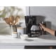thumbnail image 5 of Cafetera programable Hamilton Beach 12 tazas jarra de vidrio negro y plateado 49465R, 5 of 5