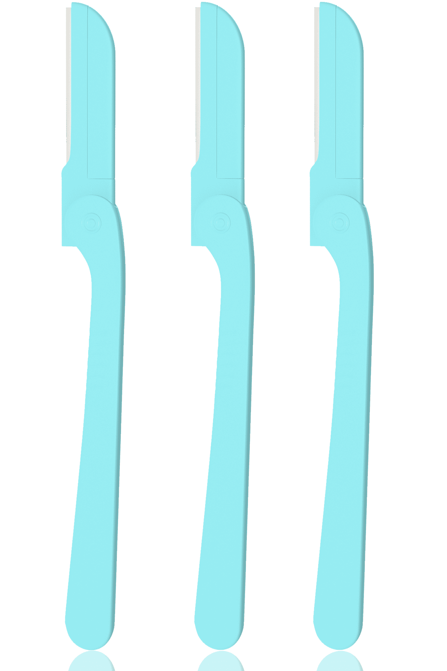 Nylea Eyebrow Multipurpose Razor Trimmer Facial Hair Remover Precision Cover Facial Shave - 3 Pack