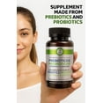 thumbnail image 6 of Prebiotic & Probiotic Supplement – 60 Tablets – Gut Health & Digestive Enzymes – Lactobacillus, Bifidobacterium, Agave Inulin, Papaya, Ginger & Vitamin C – 30-Day Supply - Probioticos, 6 of 7