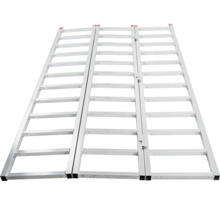 aluminum fold atv ramp truck loading width ramps tri