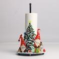 thumbnail image 4 of Vertical Tissue Holder Roll Paper Stand Flowers Christmas Iron Paper Towel Holder Napkin Stand for Kitchen Home, 4 of 20