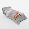 thumbnail image 3 of Ambesonne Nature Bedding Set 4 Pcs, Blooming Cherry Tree, Queen, Pink Brown, 3 of 3