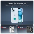 thumbnail image 2 of iPhone 15 Screen Protector Blue Light with Camera Lens Protector Tempered Glass, Eye Protection Anti Blue Light Film, 2 of 7