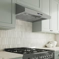 thumbnail image 5 of Streamline 30 in. Andrano Ducted Undermount 406 CFM Range Hood in Brushed Stainless Steel with Baffle Filters, Touchpad Control, LED Lights, 5 of 9