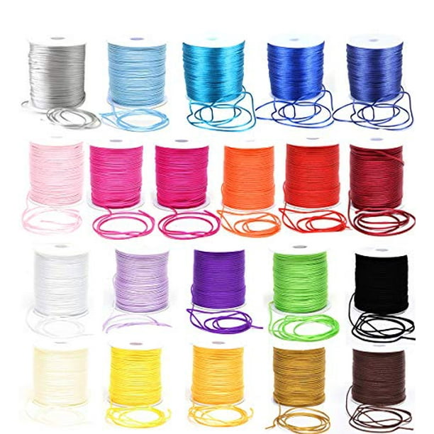 Vergelijkbaar Zeldzaamheid Vallen 1mm 2mm Nylon Satin Cord Rattail DIY Silk Chinese Knot Shamballa Rattail Nylon Macrame Knotting Beading String Thread (Mixed Choose Colors, 2mm - 110 Yards) - Walmart.com Vergelijkbaar Zeldzaamheid Vallen 1mm 2mm Nylon Satin Cord Rattail DIY Silk Chinese Knot Shamballa Rattail Nylon Macrame Knotting Beading String Thread (Mixed Choose Colors, 2mm - 110 Yards) - Walmart.com