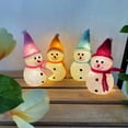 thumbnail image 2 of Faro electrónico solar navideño con forma de muñeco de nieve para jardín, decoración de patio al aire libre, luz nocturna, 2 of 6