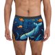thumbnail image 1 of Balery Whimsical Underwater Fantasy Calzoncillos bóxer para hombre, ropa interior de algodón suave y transpirable con cinturilla de nailon-XX-Large, 1 of 5