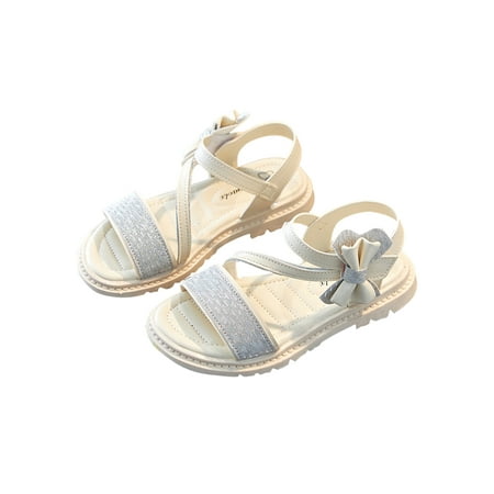 

Ritualay Girl s Casual Soft Sole Flats Cute Fashion Ankle Strap Dress Sandal Summer Lightweight Open Toe Flat Sandals