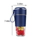 thumbnail image 3 of Licuadora portátil recargable por USB | Licuadora de viaje de 300 ml para batidos y smoothies | Licuadora personal de 6 cuchillas para gimnasio, escuela y actividades al aire libre, 3 of 7