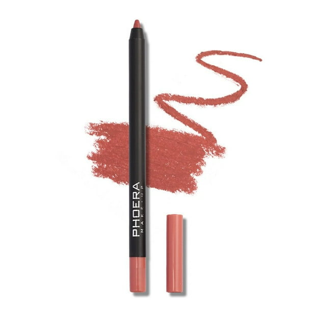 Delineador de labios marrón mate resistente al agua, lápiz labial Sexy hidratante de larga duración, 12 colores, maquillaje de labios Natural, cosmético para mujer