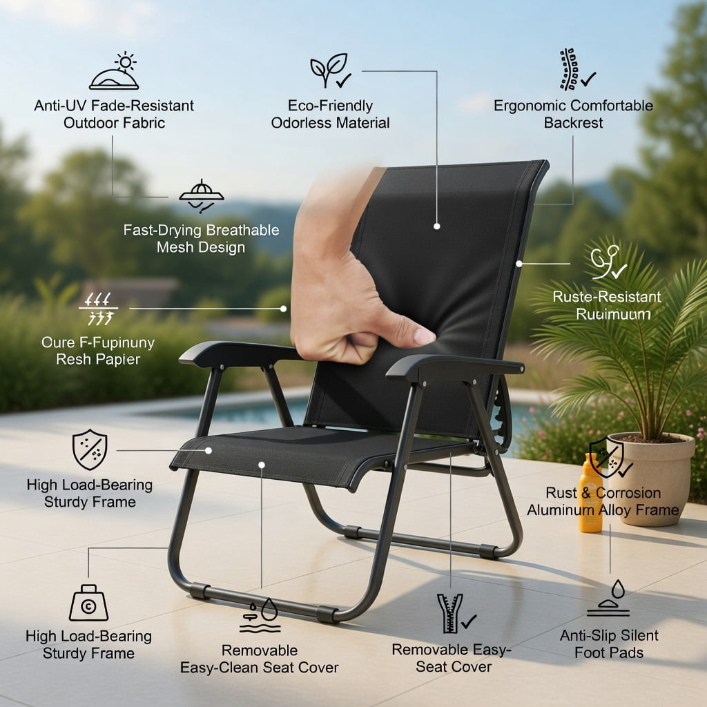 Hommoo 3-Piece Outdoor Patio Furniture Set, PE Rattan Chairs with Cushions & Tempered Glass Coffee Table for Porch, Garden, Backyard, Gray