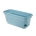 thumbnail image 1 of Reusable Plastic Flower Pots Large Capacity Rectangular Plants Container For Family Balcony Plants Vegetables Flowers, 1 of 1