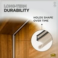 thumbnail image 5 of M-D Building Products 91892 84 in. Beige Premium Rubber PLATINUM™ Top and Sides Door Seal for Doors with Kerf/Channel, 5 of 10