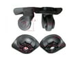 thumbnail image 2 of 1 Par De Ruedas Giratorias De De Maleta Giratoria Universal Para Bolsa De Viaje Negro Macarena Ruedas de reemplazo de equipaje, 2 of 7