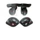 thumbnail image 2 of 1 Par De Ruedas Giratorias De De Maleta Giratoria Universal Para Bolsa De Viaje Negro Macarena Ruedas de reemplazo de equipaje, 2 of 7