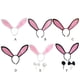 thumbnail image 5 of Inteprter Diadema con orejas de conejo de Pascua bonita, diadema de felpa, vestido, disfraz, diadema con orejas de conejo, fiesta, Pascua, decoraciones de Kits de decoración para fiestas No.02 Inteprter HA003730-02, 5 of 6