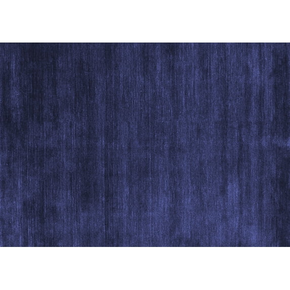 Ahgly Company Machine Washable Indoor Rectangle Abstract Blue Contemporary Area Rugs, 5' x 7'