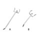 thumbnail image 3 of Advancent 15 ganchos de tablero de clavijas de Metal para pared de supermercado, cueva, avión, papelería colgante, aperitivos, joyería, soporte Almacenamiento y organización del hogar 15cm Advancent HA075322-01, 3 of 6