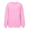 thumbnail image 7 of hotojiny Men's Lightweight Sweatshirts with Pocket Loose Fit Crew Neck Pullover Comfortable Windproof Fall Shirt(Pink,XX-Large), 7 of 7