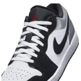 thumbnail image 4 of Ni - ke Size 8.5 - Air Jordan 1 SE Low White Black Matte Silver, 4 of 5