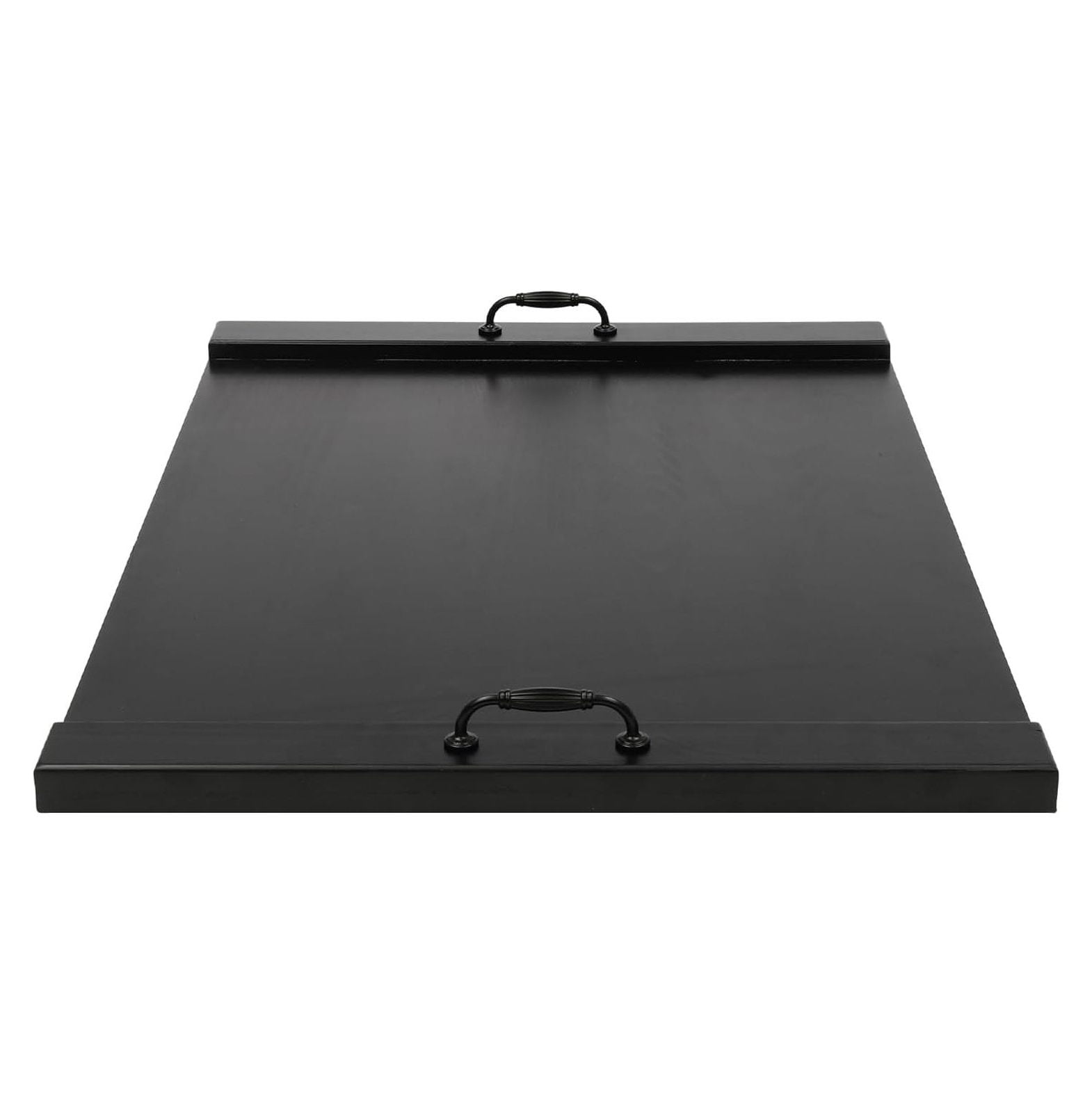 Stove Top Cover Noodle Board, Pine Wood Tray with Handles, 30x22 Inch Kitchen Stove Cover, Thickened Cutting Board, Black