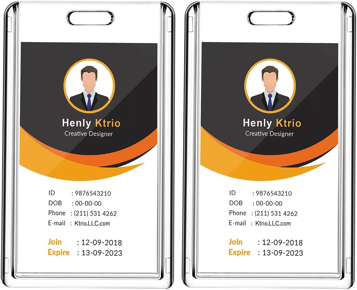 Acrylic Id Card Holder