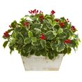 thumbnail image 1 of Nearly Natural 8542 Panaché Feuille Plante Artificielle, 1 of 1