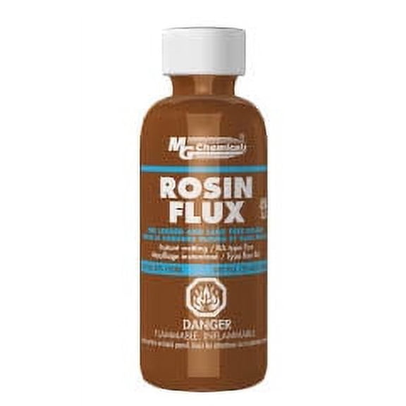 MG Chemicals Liquid Rosin Flux, for Leaded and Lead Free Solder, 125 ml Bottle (835-100ML)